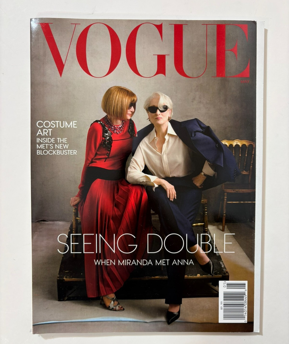 Vogue USA magazine May 2026 Anna Wintour & Meryl Streep (The Devil Wears Prada)